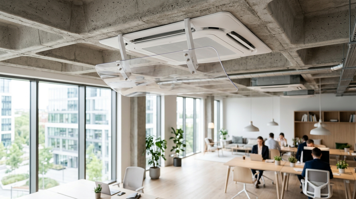 B2B Sourcing Guide: Adjustable Air Conditioner Deflectors for Commercial Offices