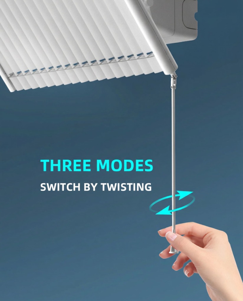 Three modes switch by twisting the pull cord
